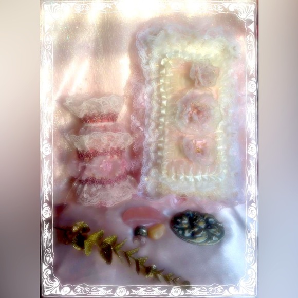 Hand Crafted The Burlesque Dancer Gypsy Jar Shabby Chic - Picture 2 of 8